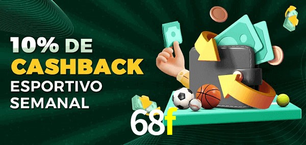 10% de bônus de cashback na 68f